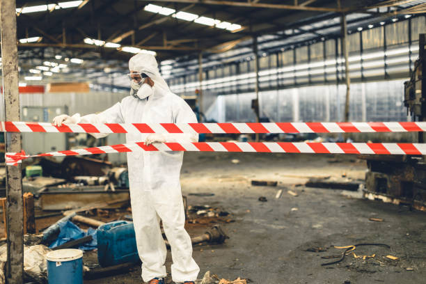 Professional Drug Lab Cleanup technician working in Pennville, IN
